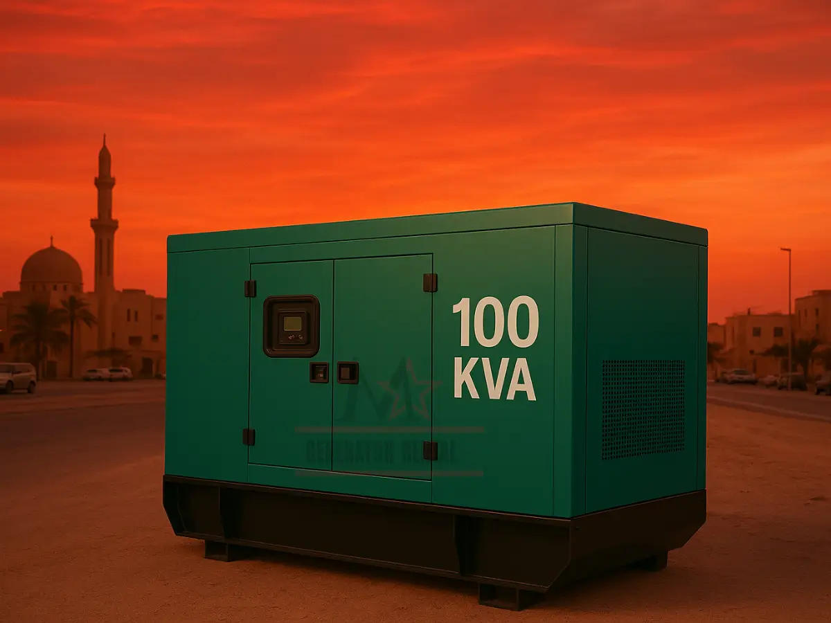100 KVA Generator Rental Dubai