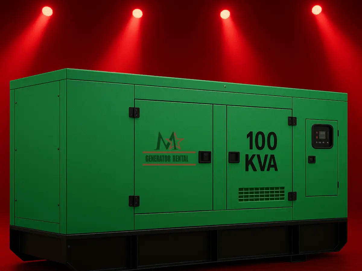 100 KVA Generator Rental Fujairah