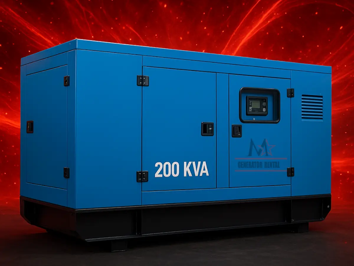 200 KVA Generator Rental