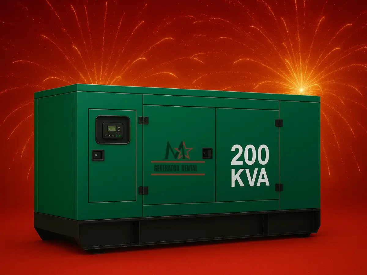 200 KVA Generator Rental Umm Al Quwain