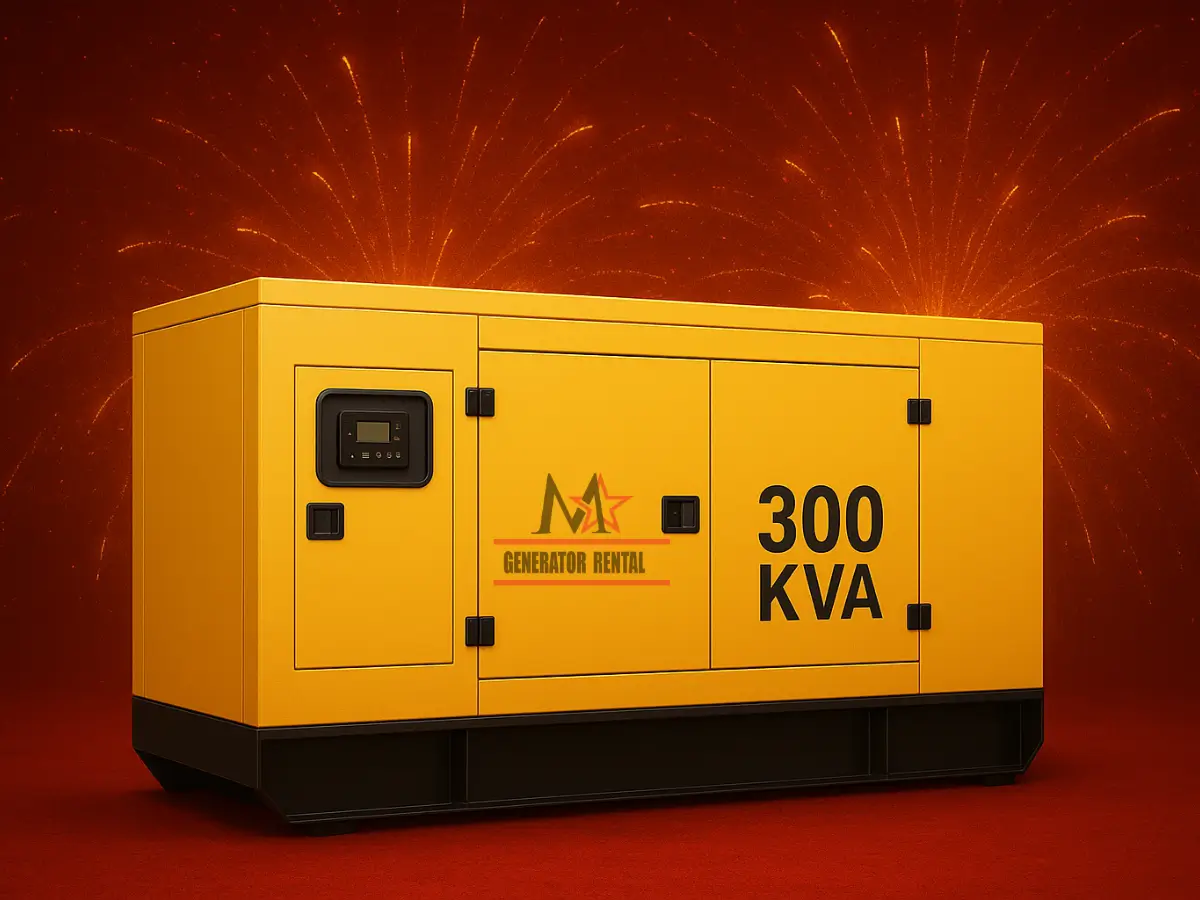 300 KVA Generator Rental Umm Al Quwain