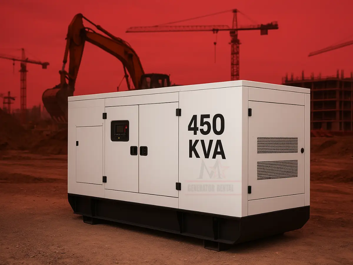 450 KVA Generator Rental Dubai Desert