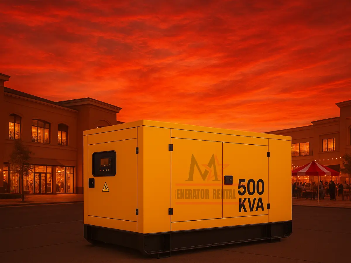 500 KVA Generator Rental in Dubai