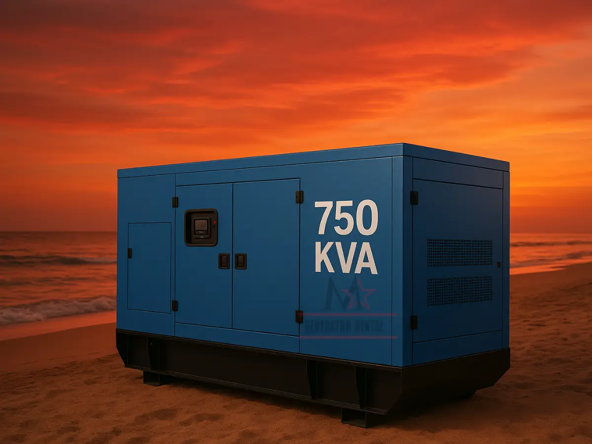 750 KVA Generator Rental Dubai Construction