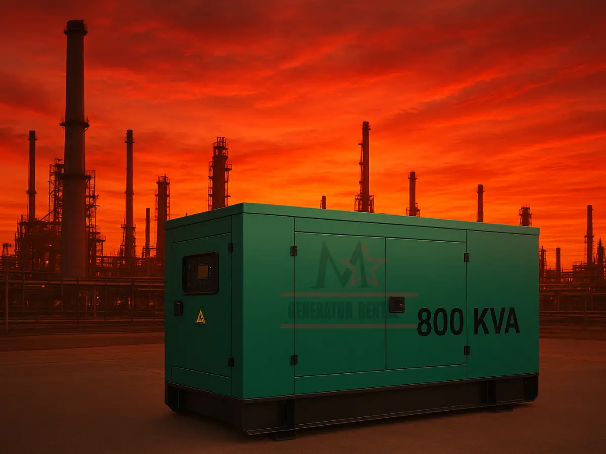 80 KVA Generator Rental Dubai Construction
