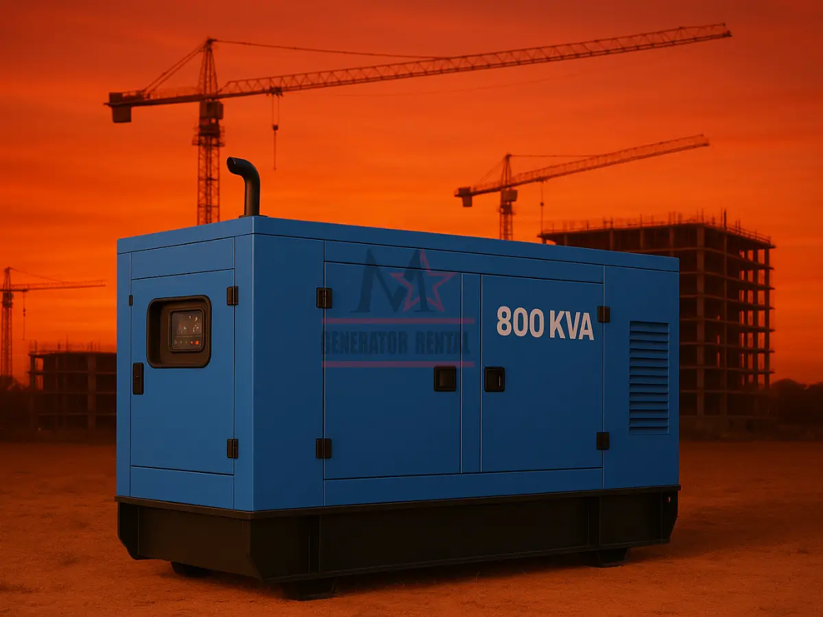 800 KVA Generator Rental in Dubai