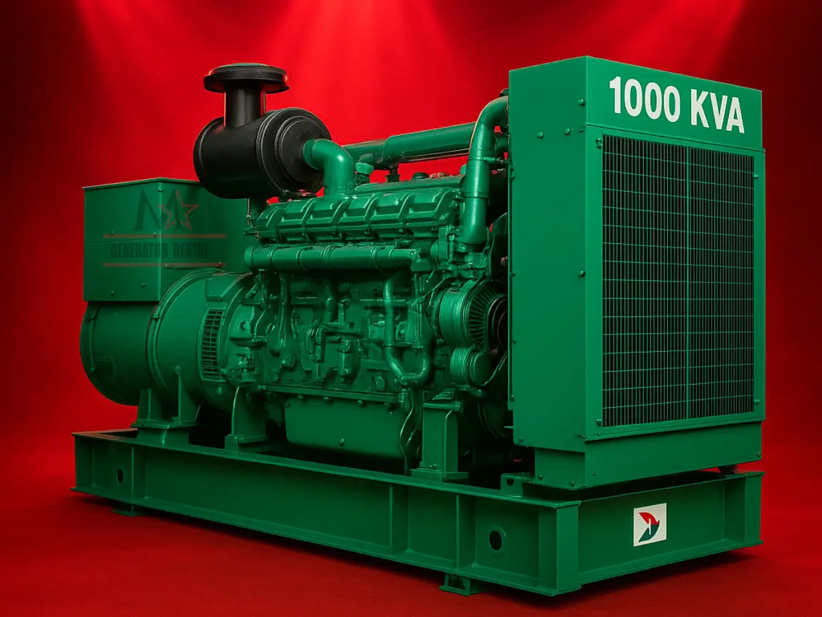 80 KVA Generator Rental Dubai Construction